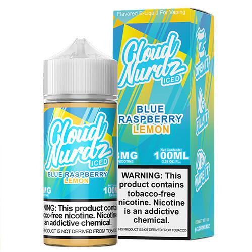 Cloud Nurdz Iced Blue Raspberry Lemon 03mg/100ml