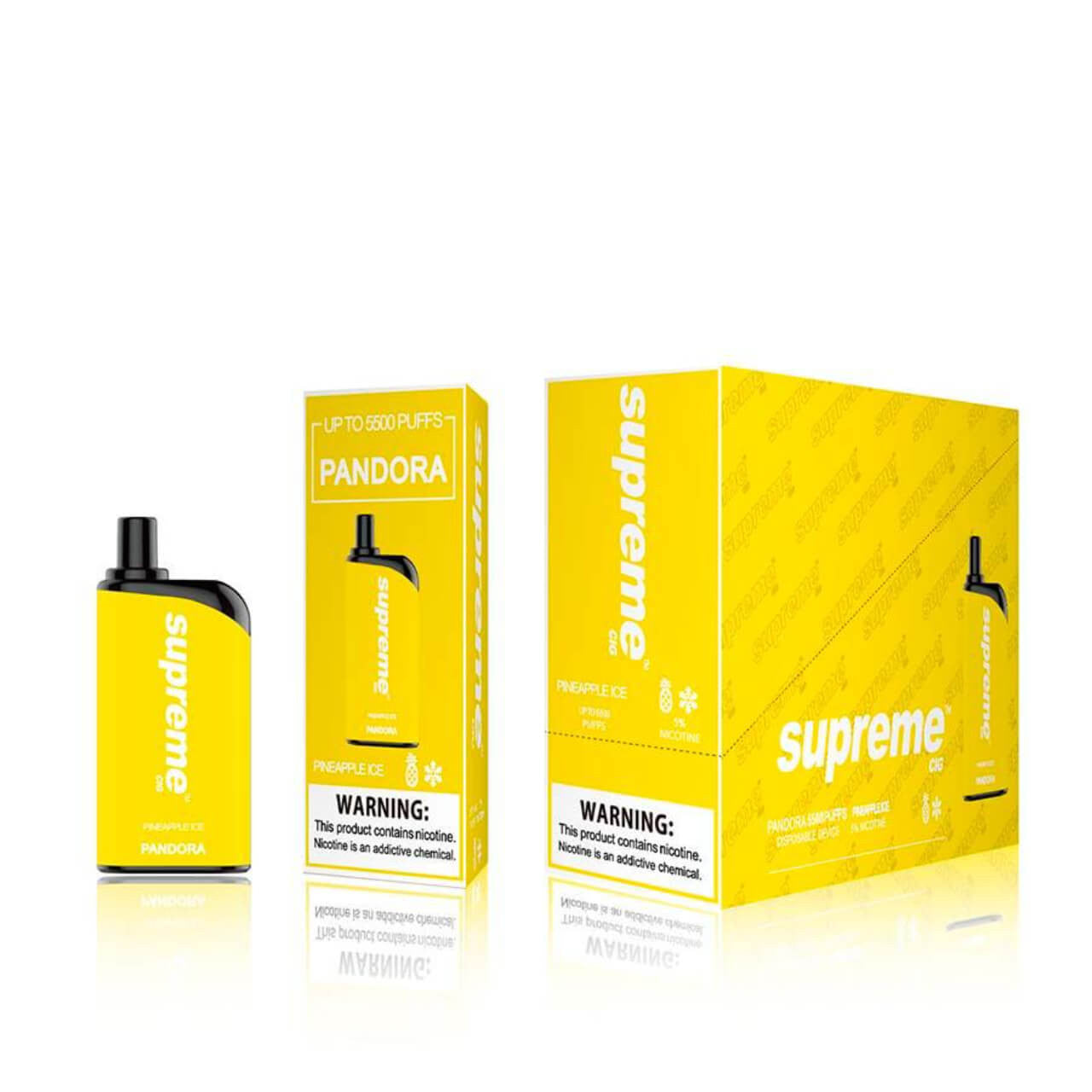 Cigarrillo Desechable Supreme Pandora 5500 Puffs (50mg)
