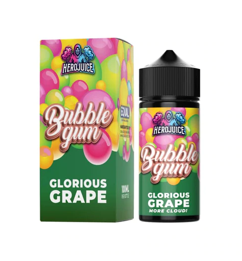 Equal Hero Juice Bubblegum Glorious Grape 03mg/100ml