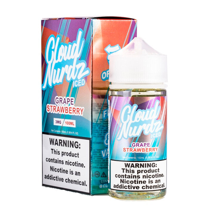 Cloud Nurdz Iced Grape Strawberry 03mg/100ml
