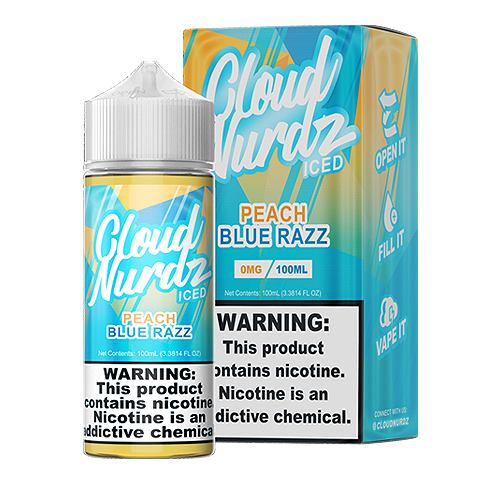 Cloud Nurdz Peach Blue Razz Ice 03mg/100ml