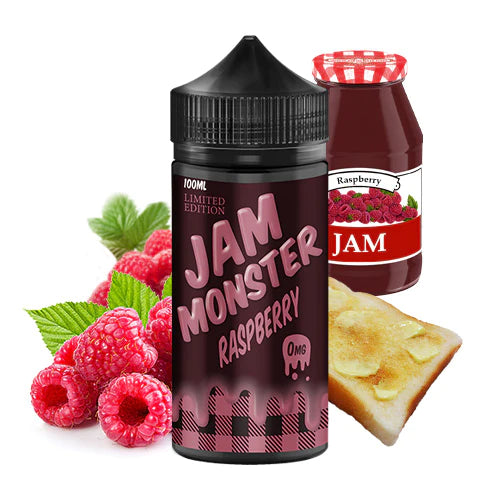 Jam Monster Raspberry 100ml – Mundovapingpr