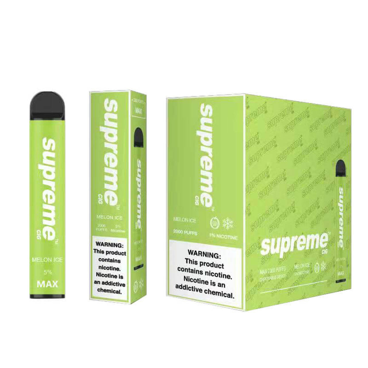 Cigarrillo Desechable Supreme 2000 Puffs (50mg)