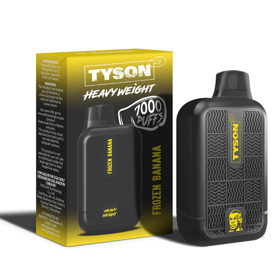 Cigarrillo Desechable Tyson 7000 Puffs (50mg)