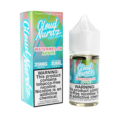 Cloud Nurdz Salt Watermelon Apple Iced 25mg/30ml
