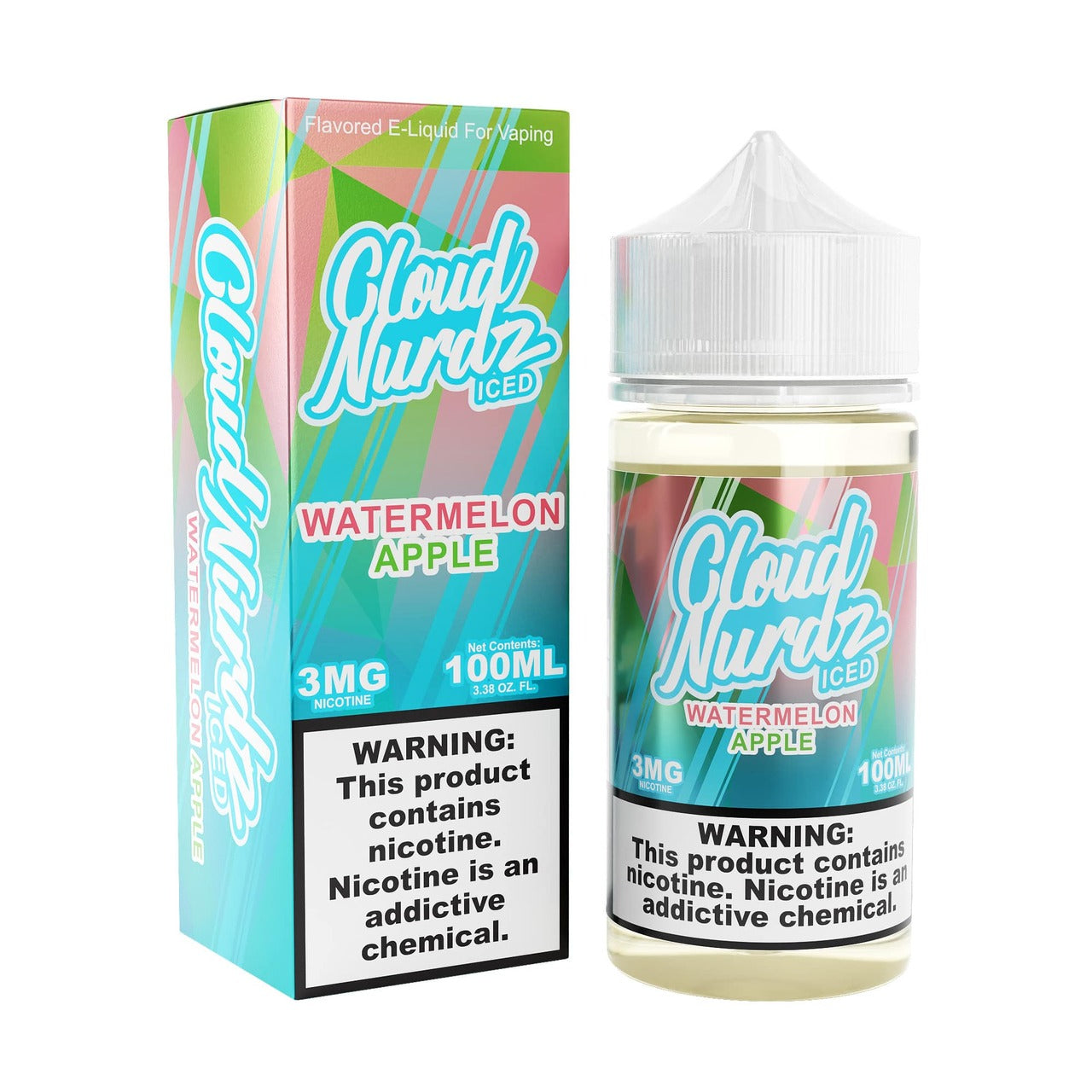 Cloud Nurdz Watermelon Apple Ice 03mg/100ml