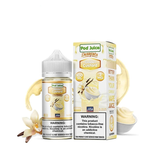 Pod Juice Golden Custard 100ml